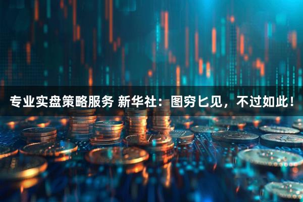 专业实盘策略服务 新华社：图穷匕见，不过如此！
